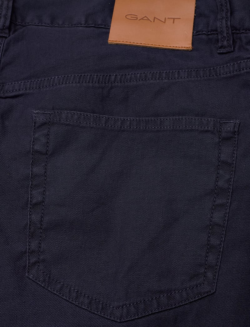 Gant - SLIM COT/LINEN JEANS - kitsad teksad - evening blue - 4