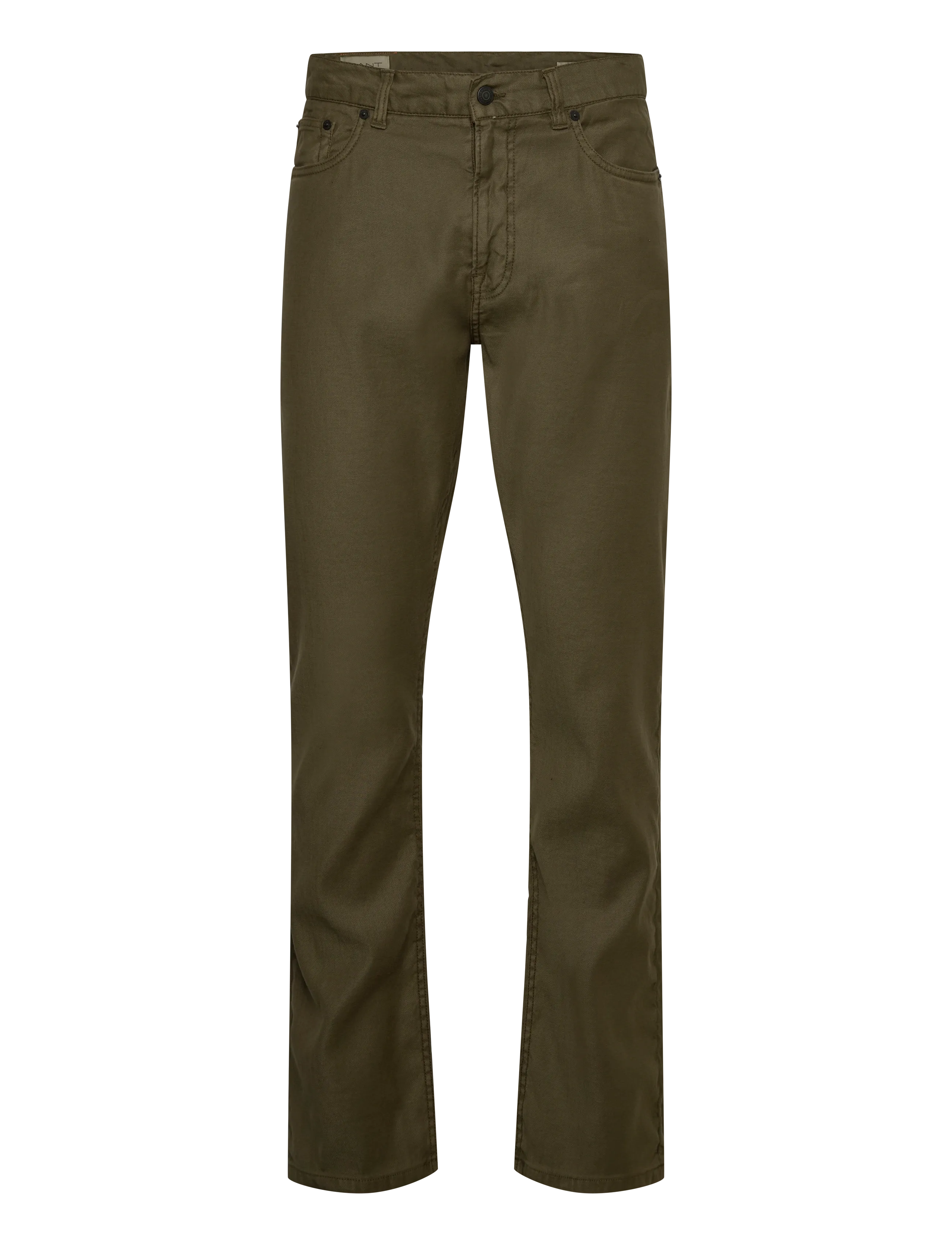 GANT Reg Cot/Linen Jeans Khaki - 32x32 - Herren
