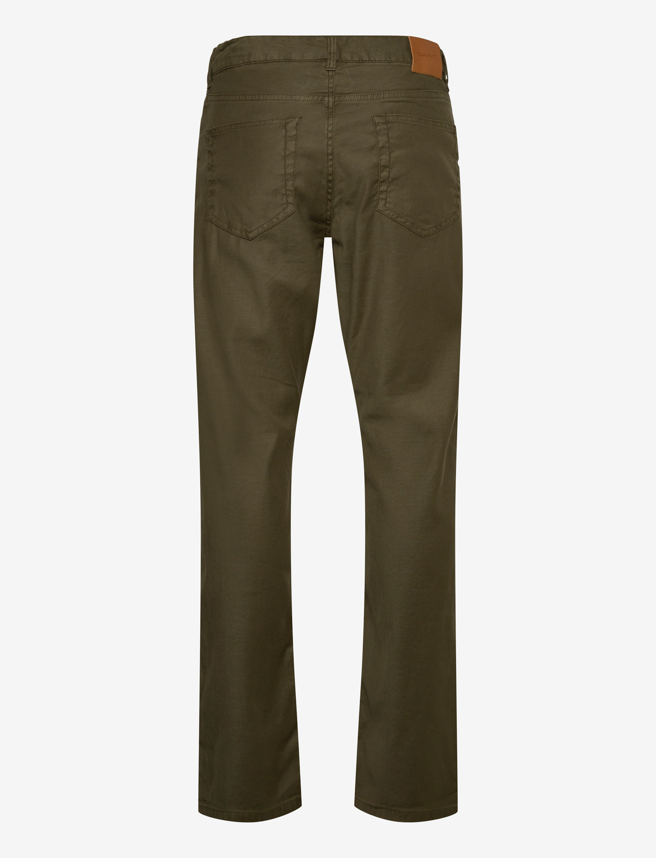 Gant - REG COT/LINEN JEANS - regular jeans - juniper green - 1