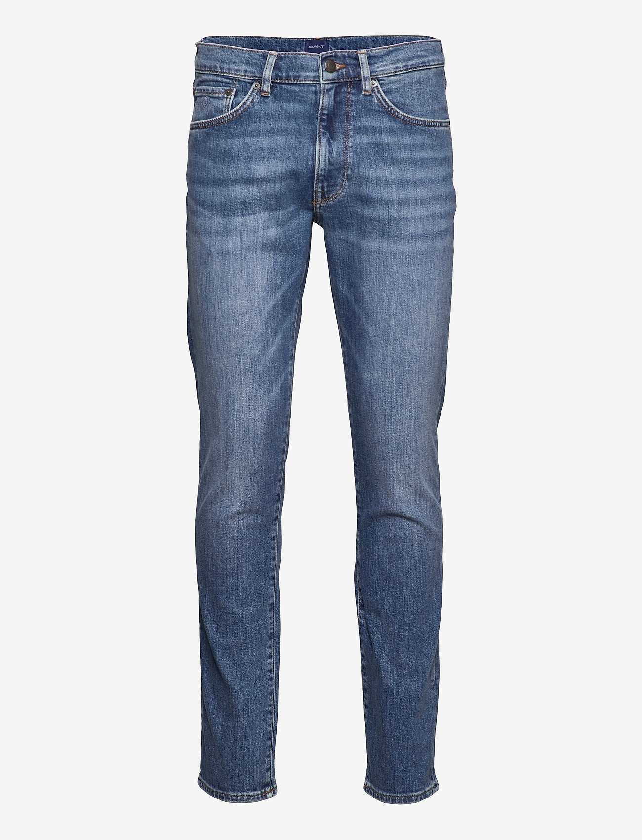 GANT - HAYES GANT JEANS - slim fit jeans - mid blue worn in - 0