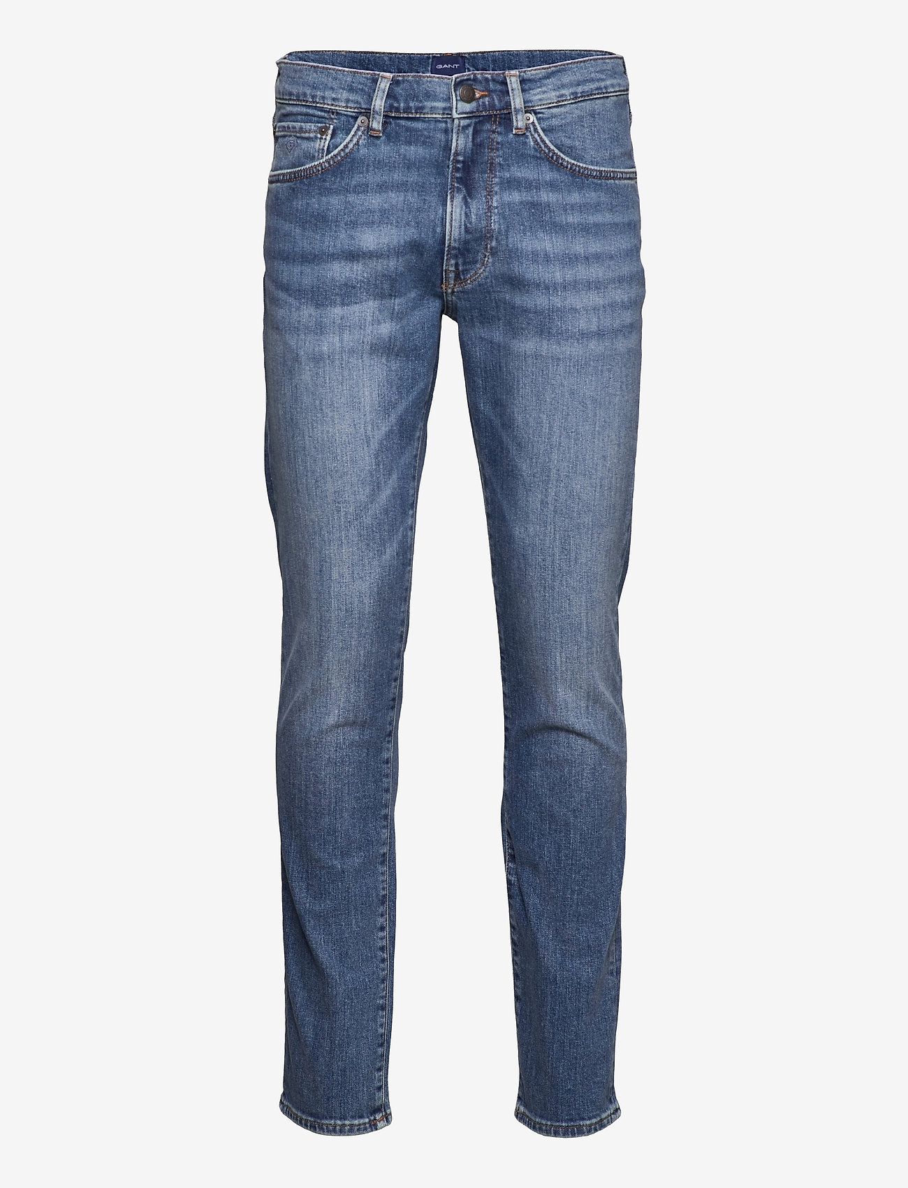 GANT - HAYES GANT JEANS - mid blue worn in - 0