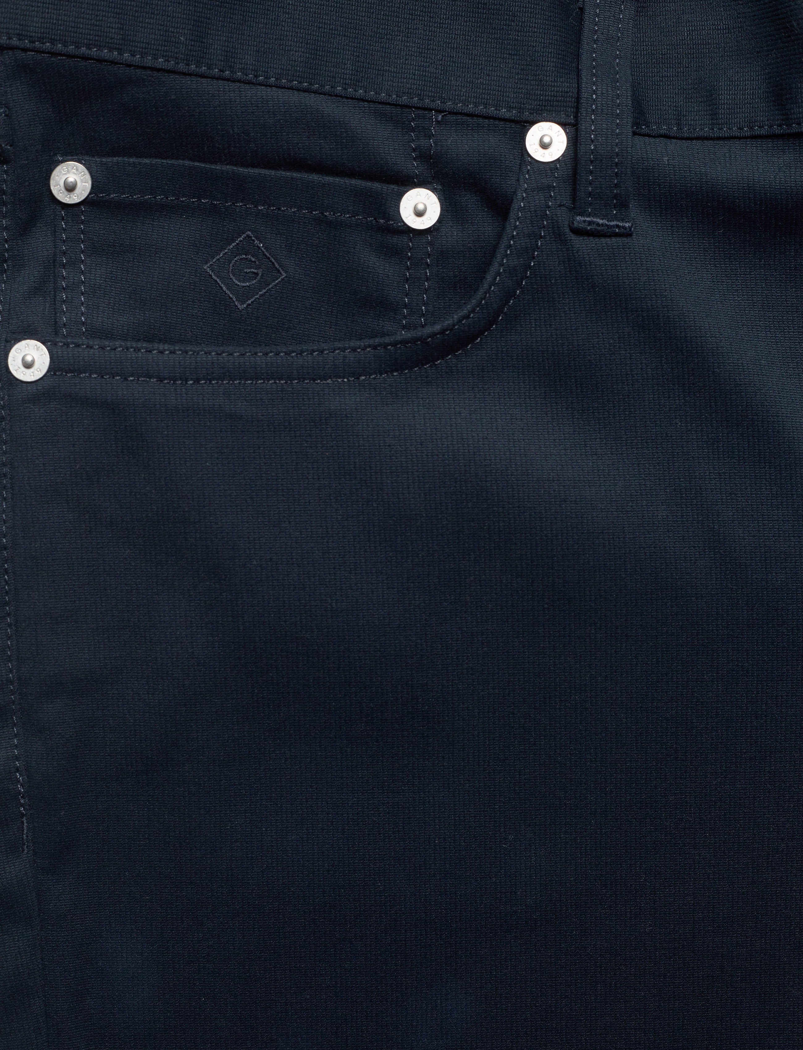 GANT - D1. TP SLIM BEDFORD JEANS - navy - 3