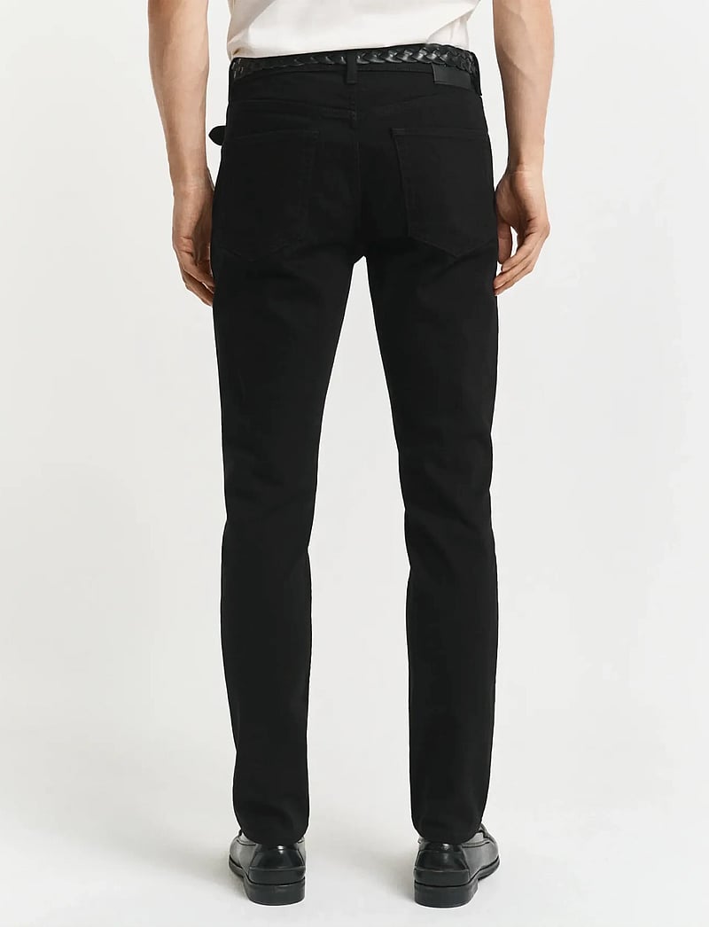GANT - SLIM STAY BLACK JEANS - slim jeans - black - 2