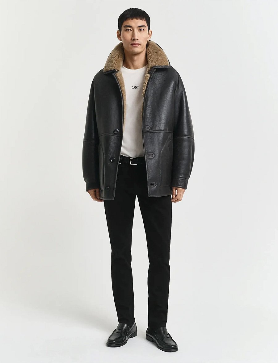 Gant - SLIM STAY BLACK JEANS - slim jeans - black - 4