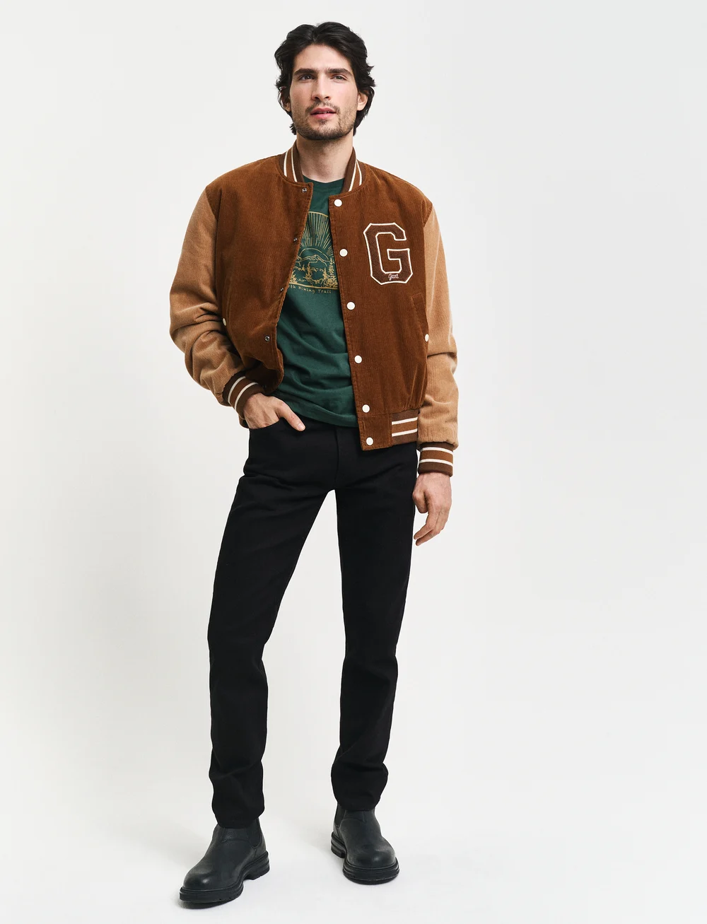 GANT - REGULAR STAY BLACK JEANS - regular jeans - black - 0