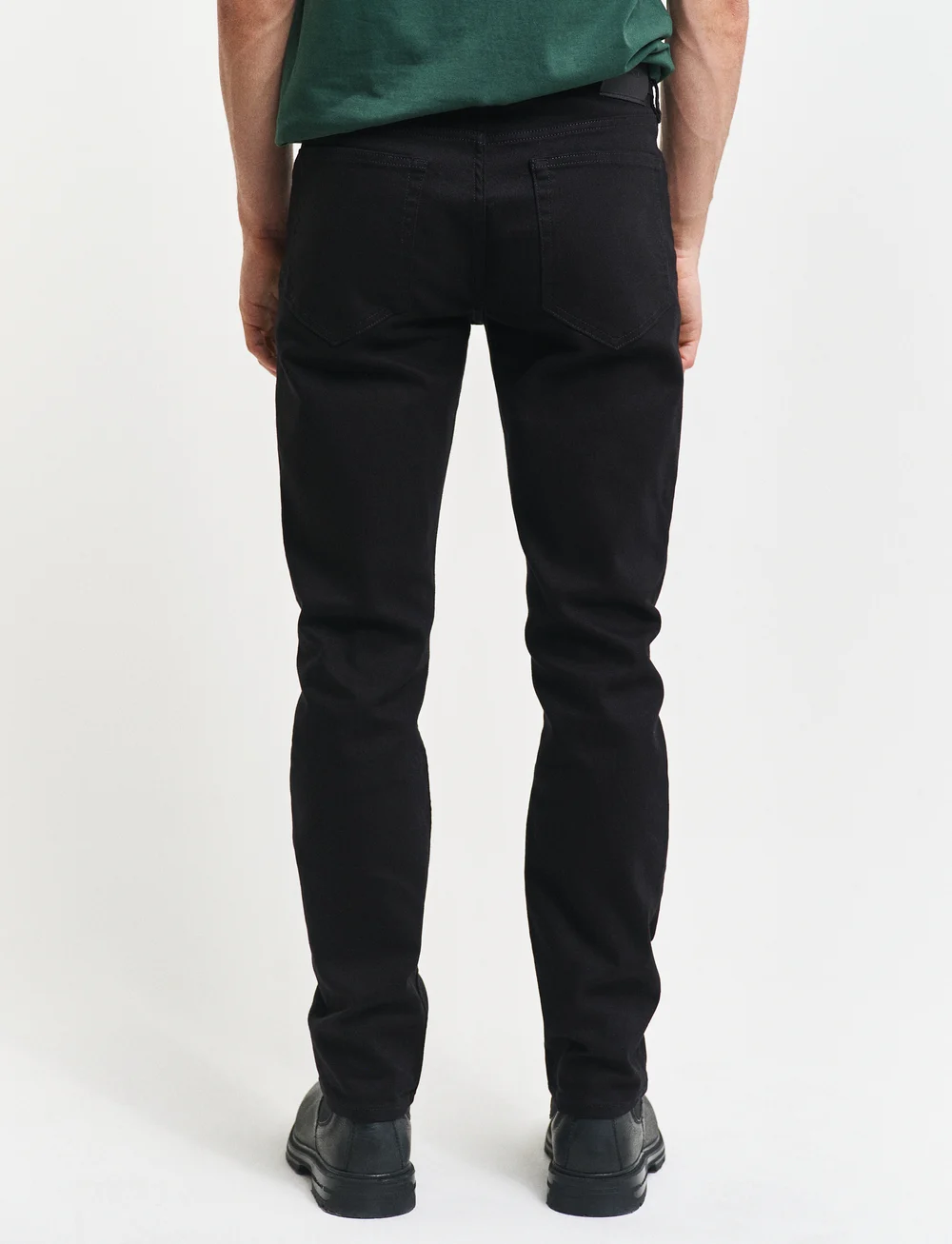 GANT - REGULAR STAY BLACK JEANS - regular jeans - black - 3