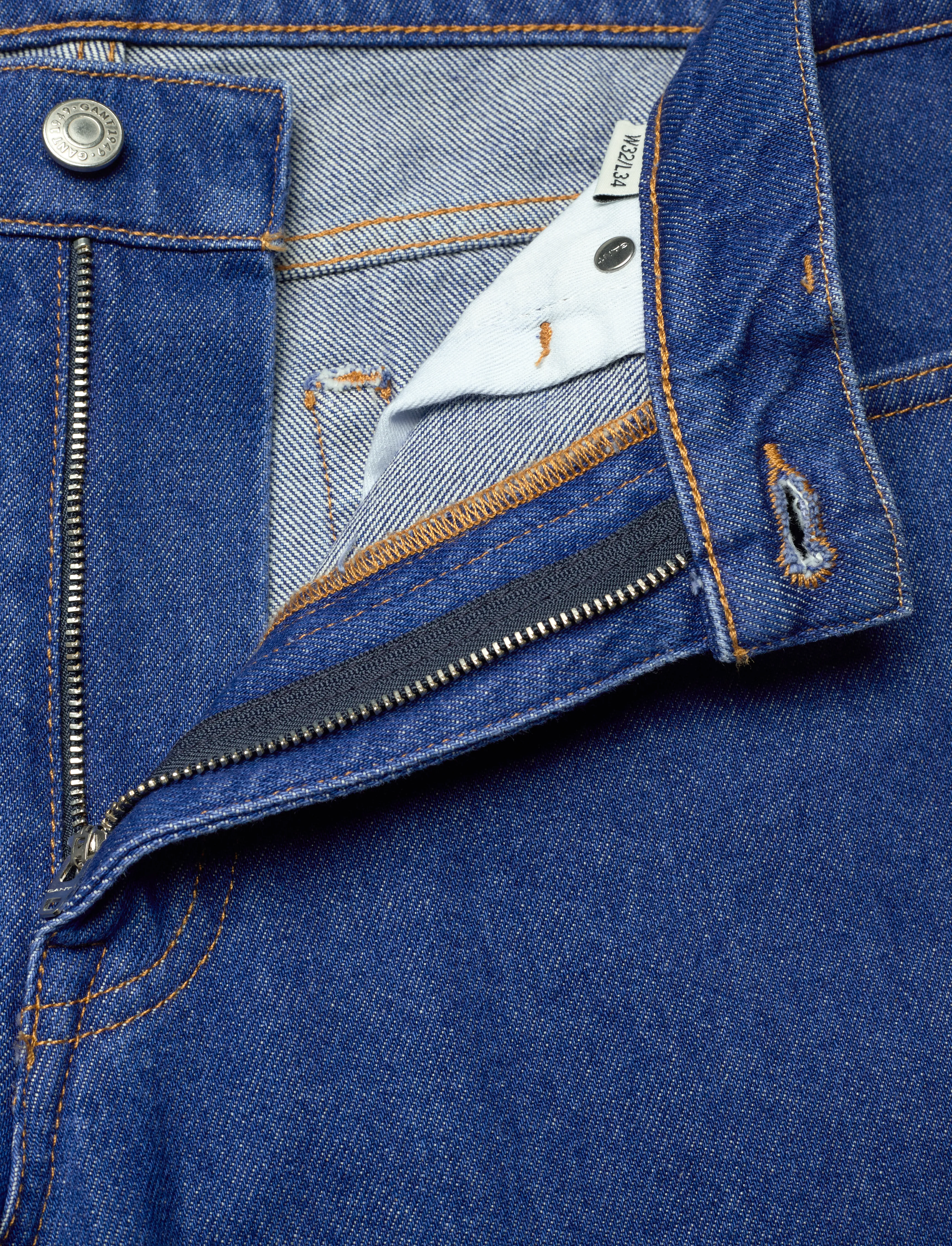 Gant - REG STRONG BLUE JEANS - mid blue - 3