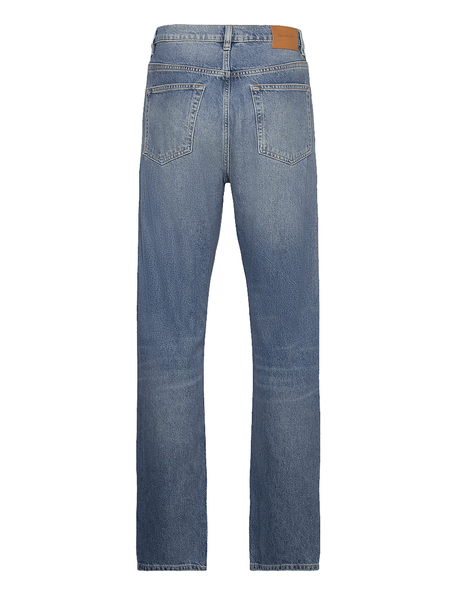 Gant - GANT STRAIGHT FIT JEANS - regular jeans - semi light blue vintage - 2