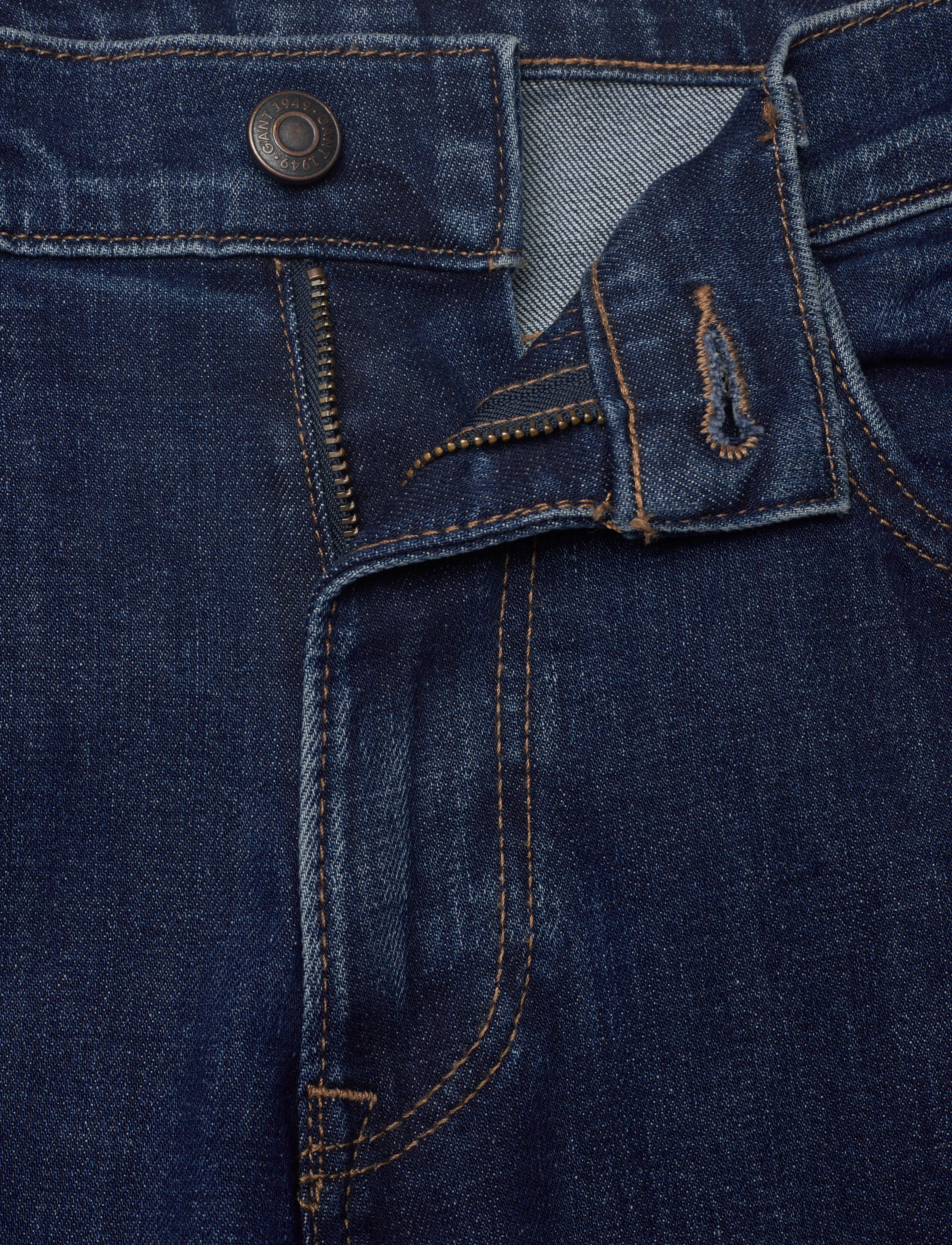 Gant - REGULAR ONE JEANS - dark blue - 3