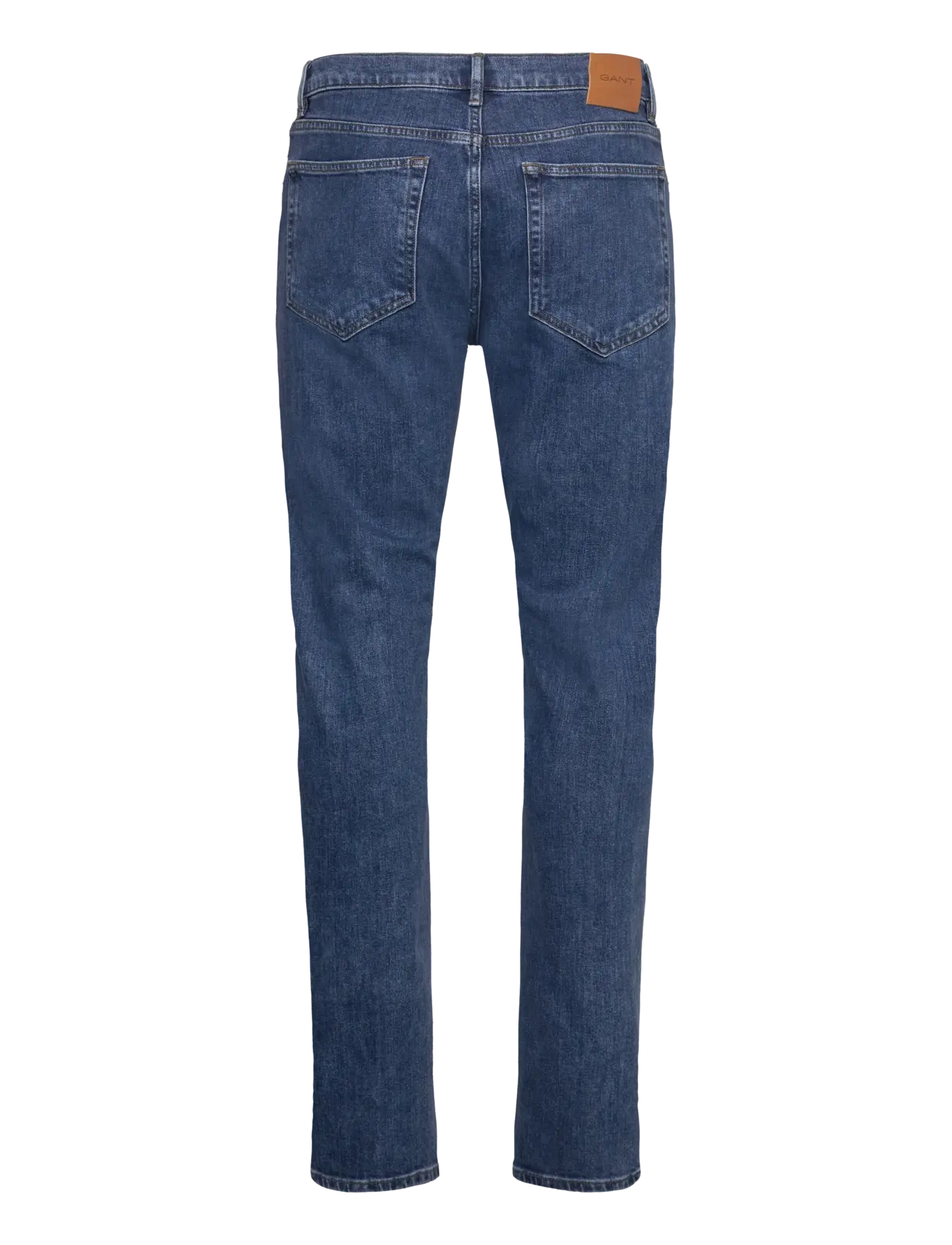 Gant - REG CLEAN WASH GANT JEANS - mid blue vintage - 1
