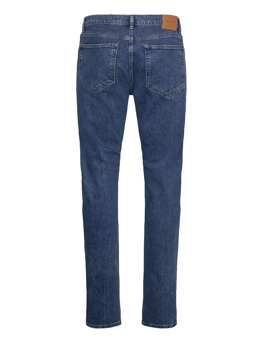 Gant - REG CLEAN WASH GANT JEANS - klassikalised teksad - mid blue vintage - 1