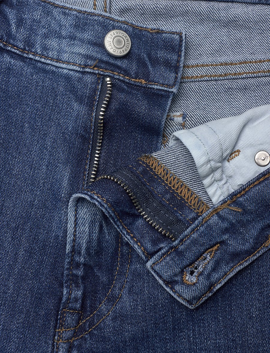 Gant - REG CLEAN WASH GANT JEANS - klassikalised teksad - mid blue vintage - 3