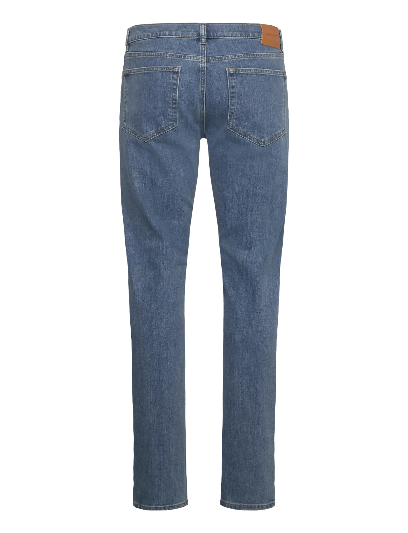 Gant - REG CLEAN WASH GANT JEANS - beinar gallabuxur - mid blue worn in - 1