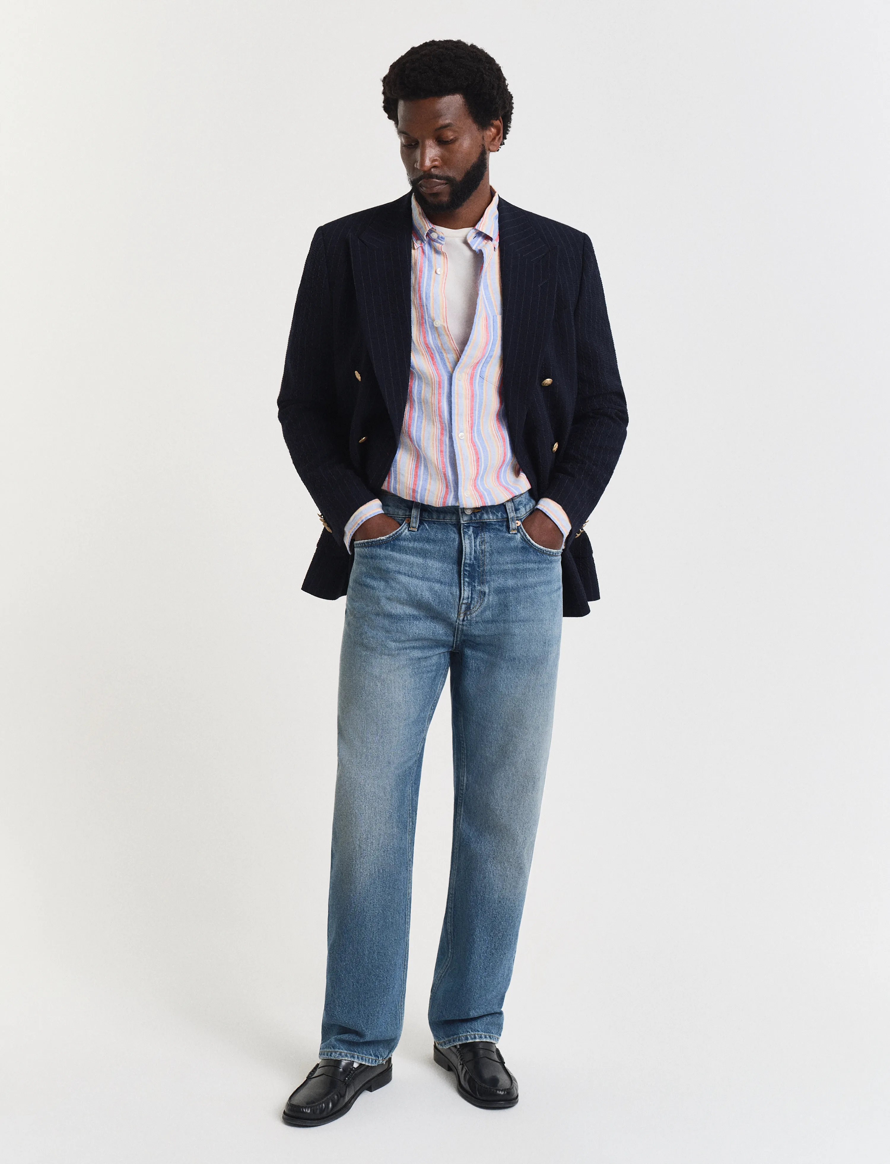 Gant - GANT STRAIGHT FIT JEANS - regular jeans - semi light blue vintage - 5