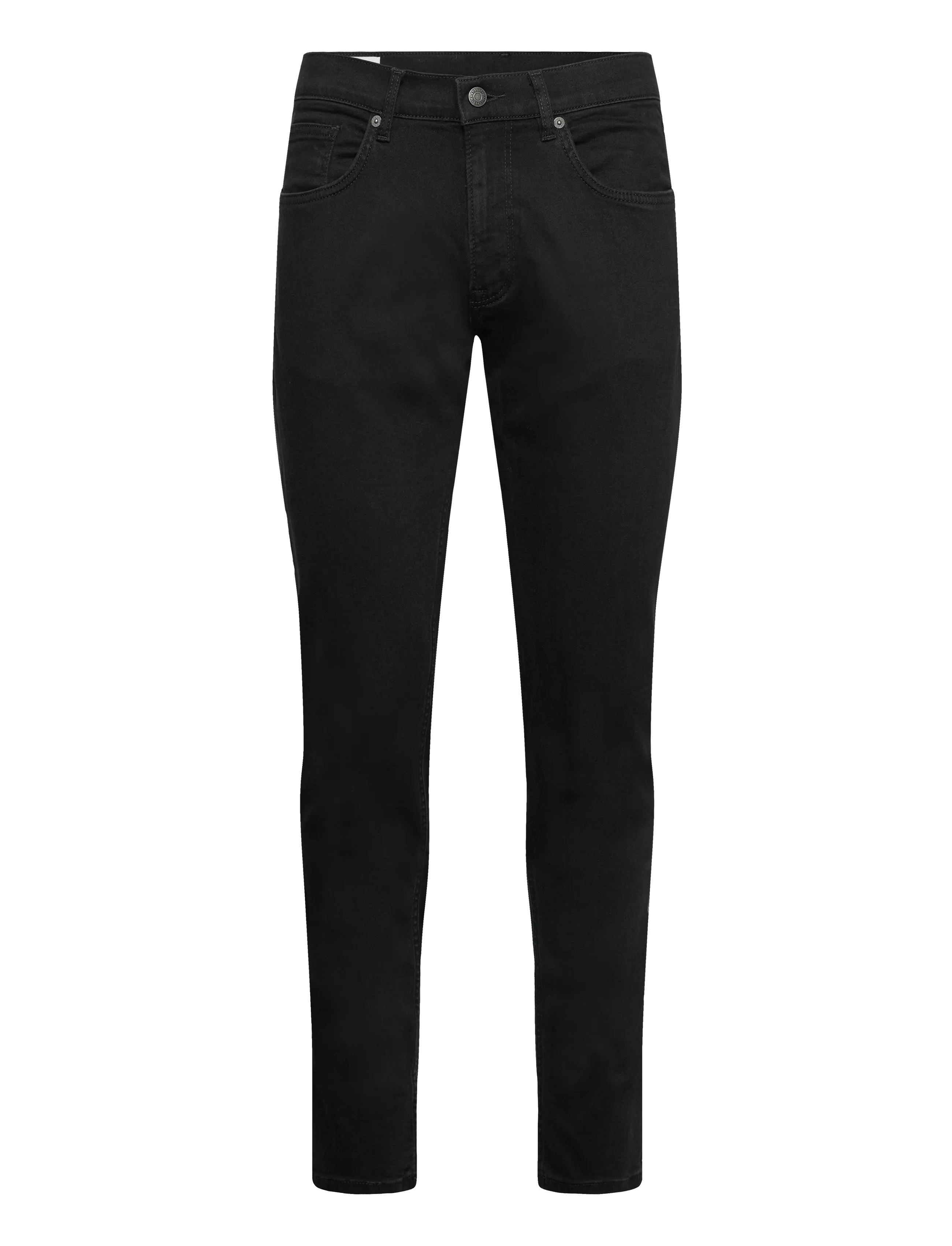 SLIM ONE BLACK JEANS - BLACK WORN IN