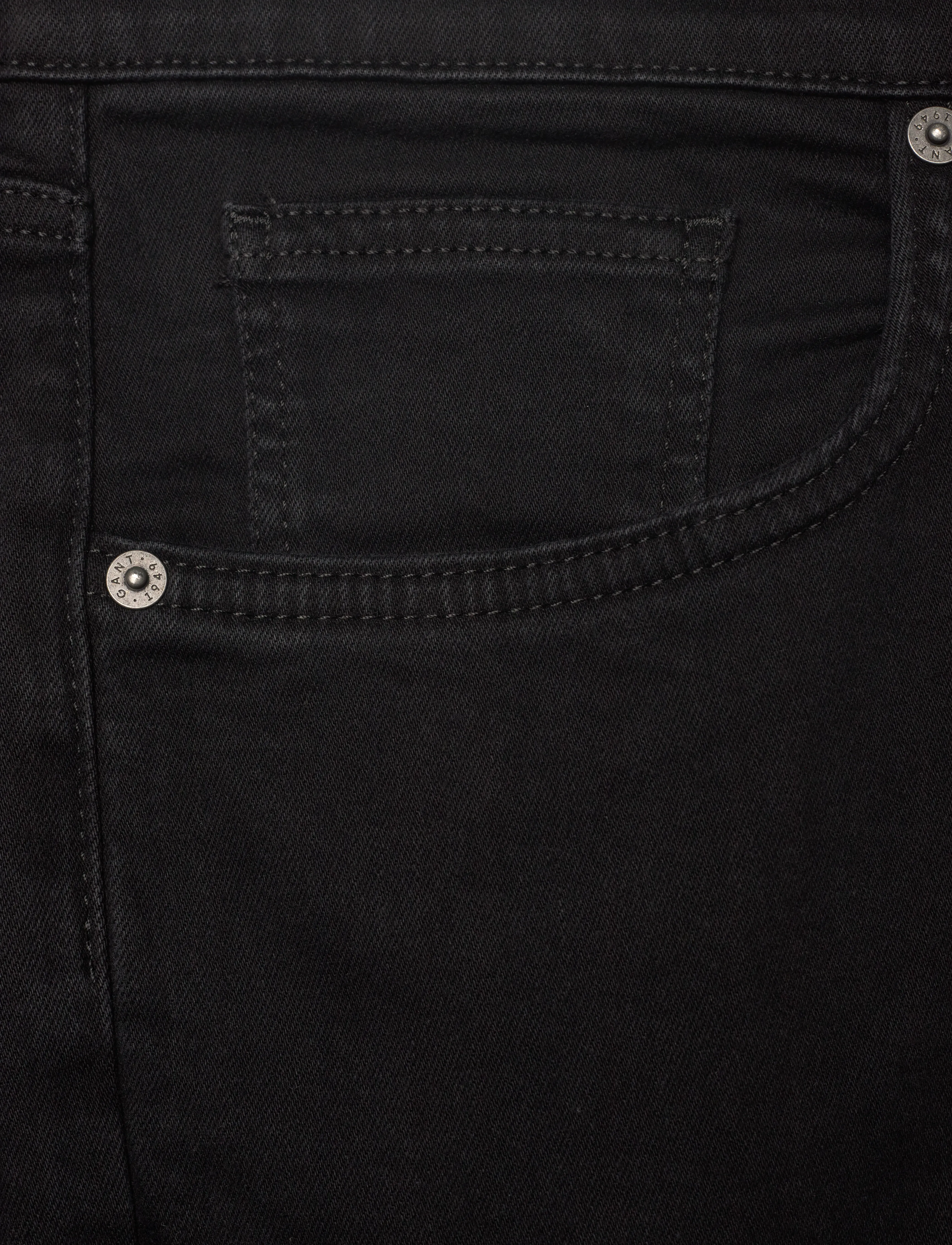 Gant - SLIM ONE BLACK JEANS - bukser & jeans - black worn in - 2
