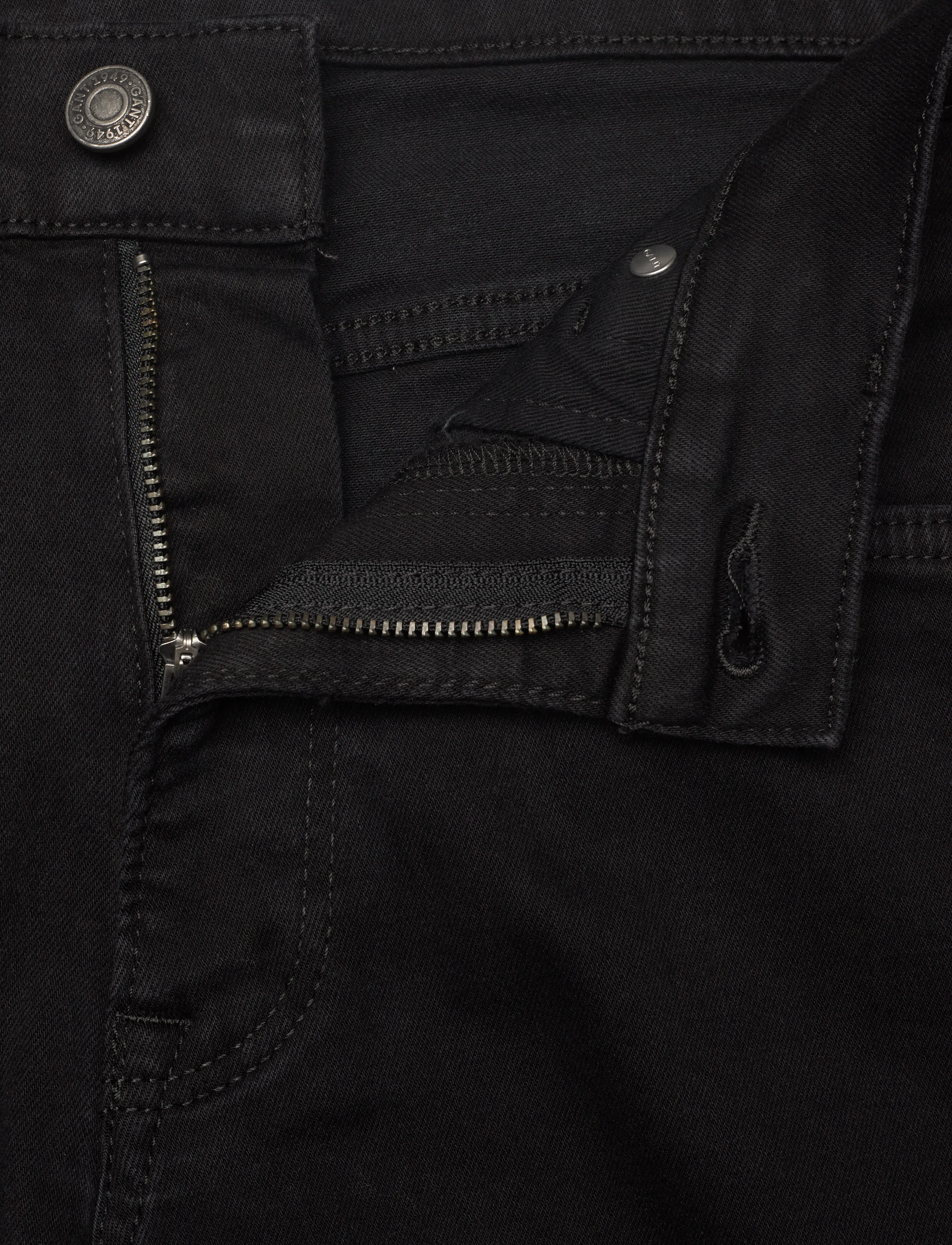 Gant - SLIM ONE BLACK JEANS - bukser & jeans - black worn in - 3