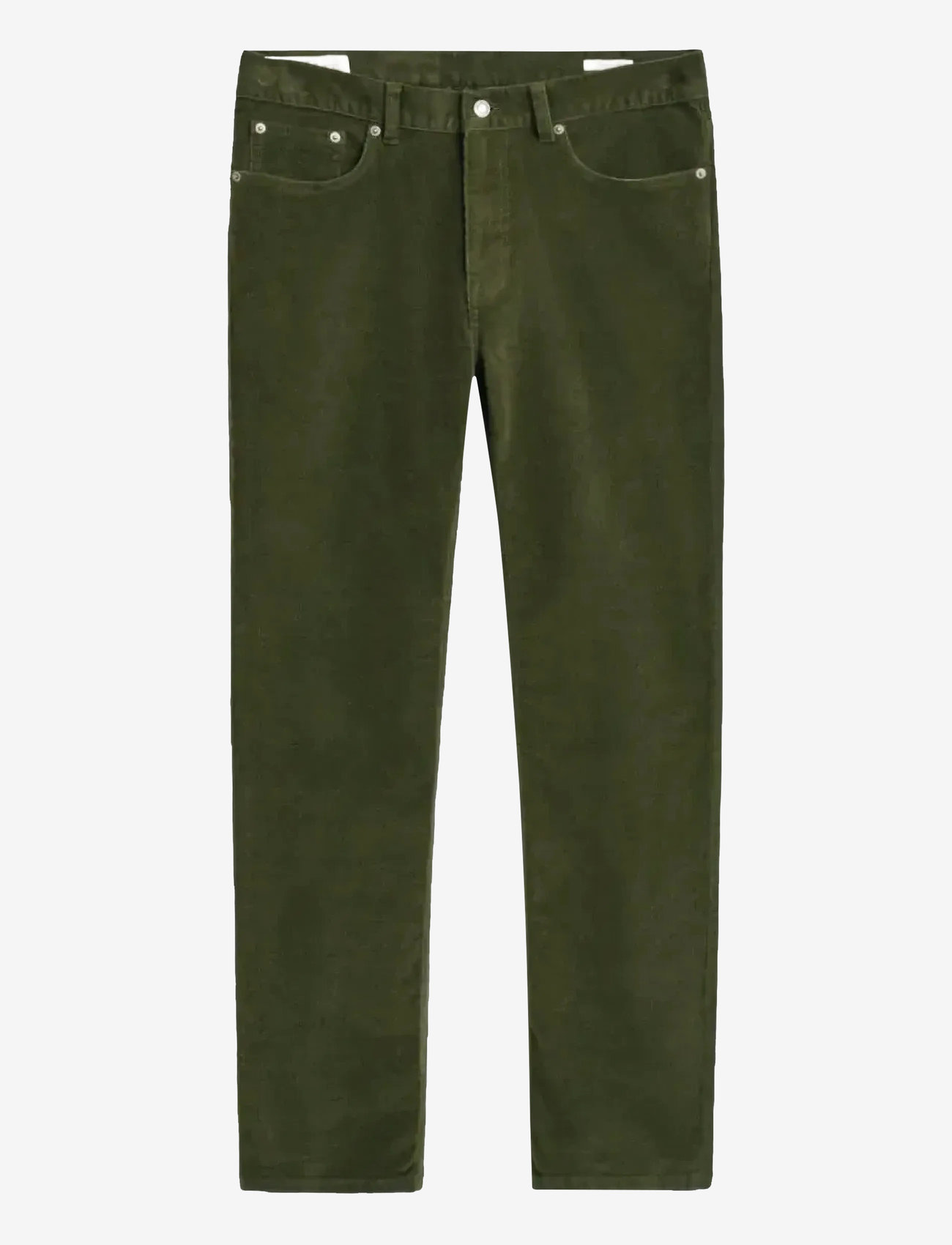 GANT - REG CORD JEANS - regular jeans - country green - 1