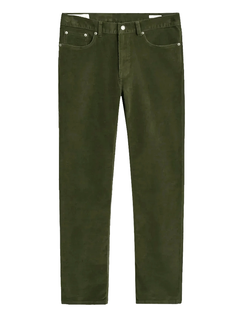 Gant - REG CORD JEANS - tavalised teksad - country green - 1
