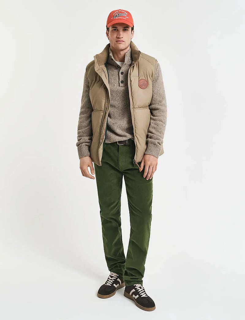 GANT - REG CORD JEANS - regular jeans - country green - 0