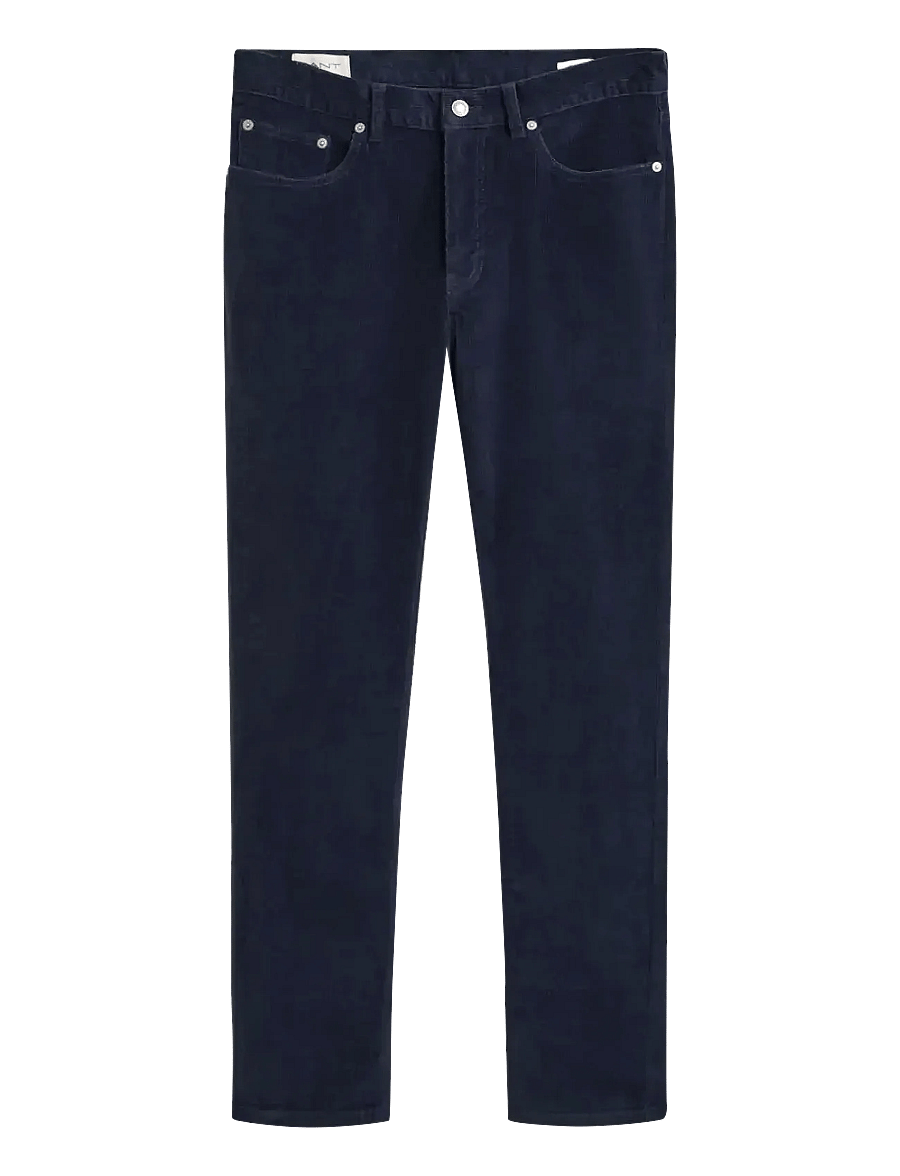 Gant - REG CORD JEANS - regular jeans - evening blue - 1
