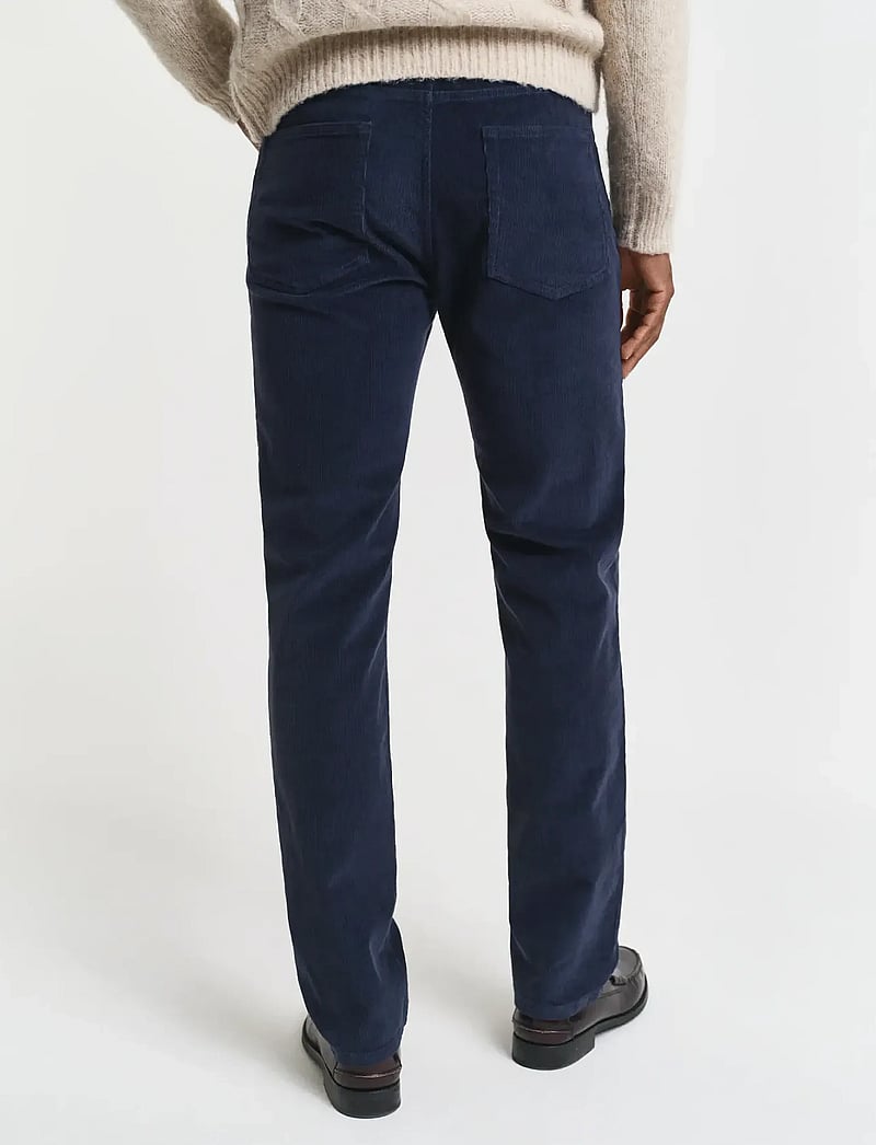 Gant - REG CORD JEANS - tavalised teksad - evening blue - 2