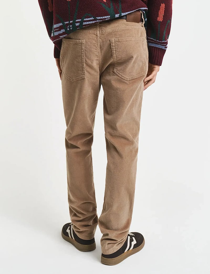 GANT - REG CORD JEANS - regular jeans - light taupe - 2