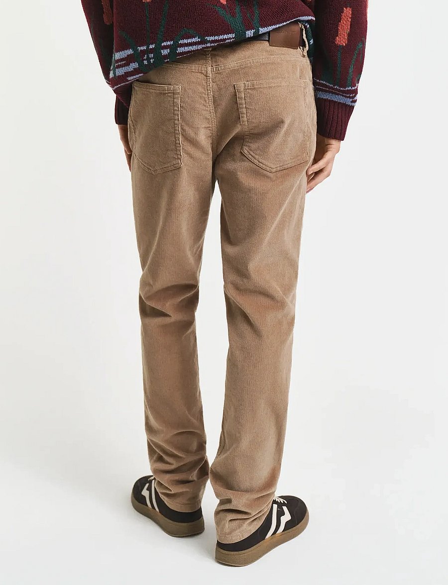 Gant - REG CORD JEANS - regular jeans - light taupe - 2