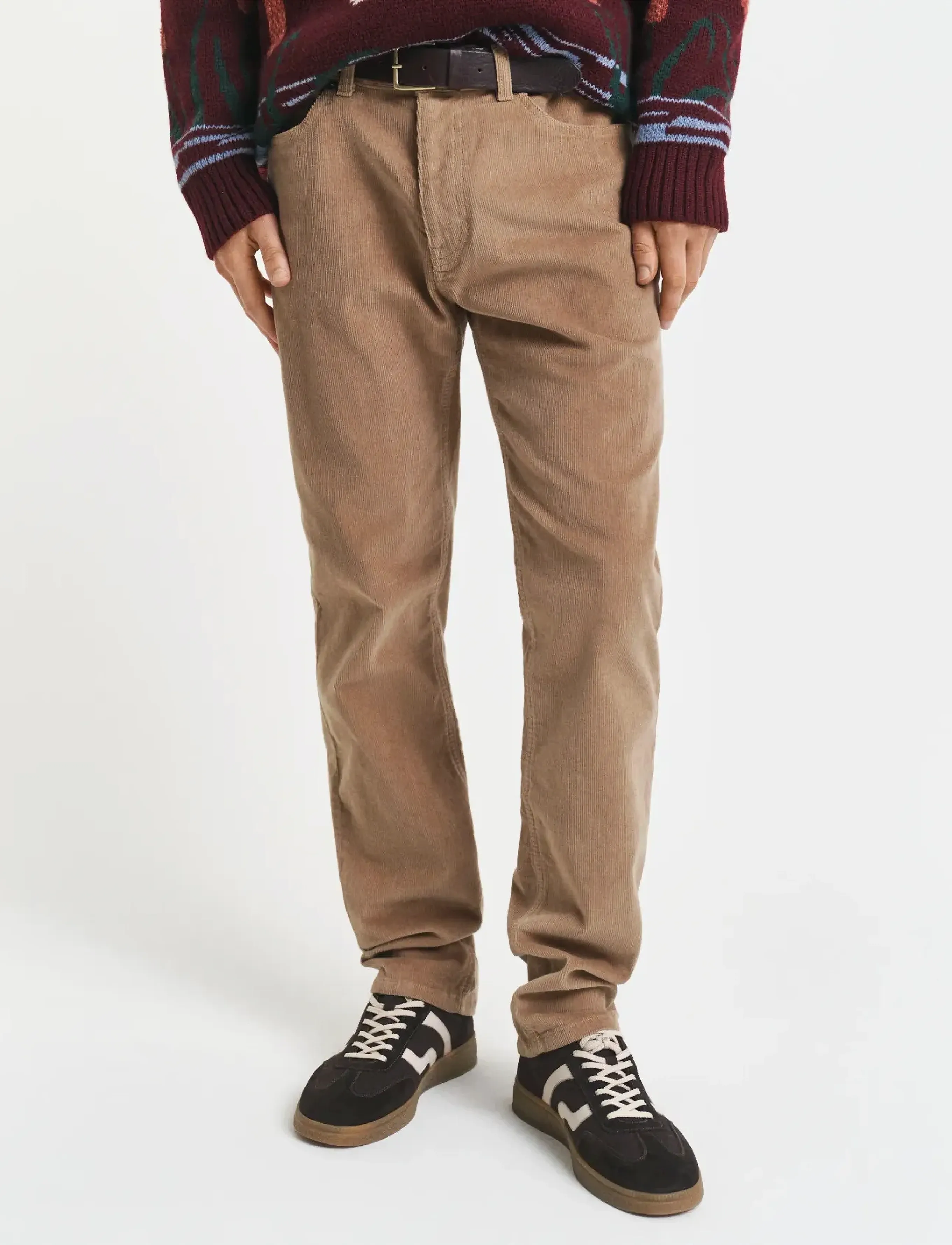 Gant - REG CORD JEANS - regular jeans - light taupe - 3