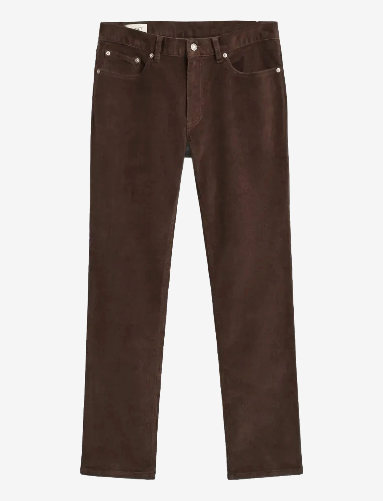 GANT - REG CORD JEANS - regular jeans - rich brown - 1