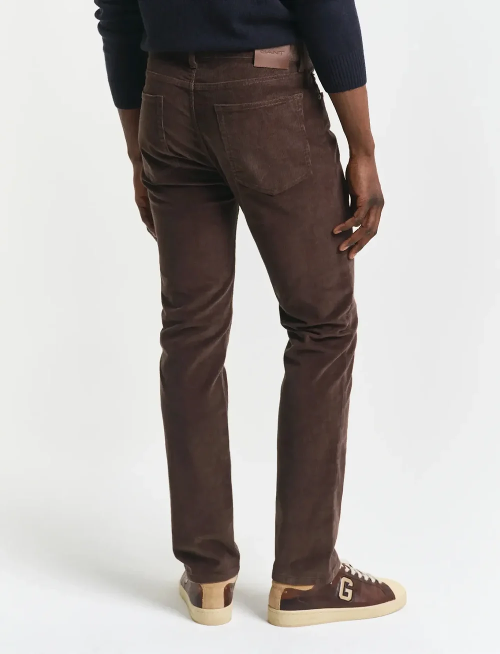 GANT - REG CORD JEANS - regular jeans - rich brown - 2