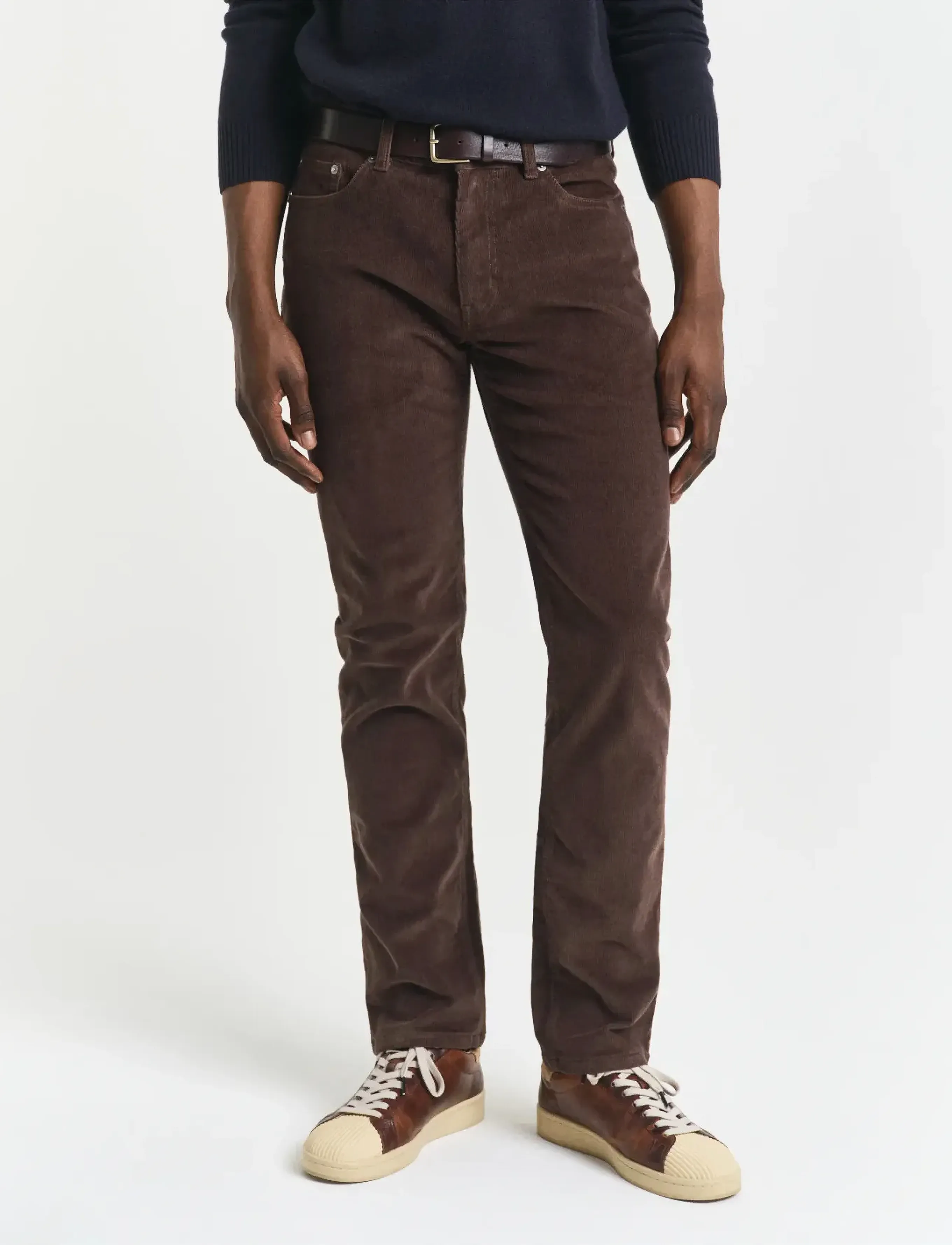 Gant - REG CORD JEANS - regular jeans - rich brown - 3