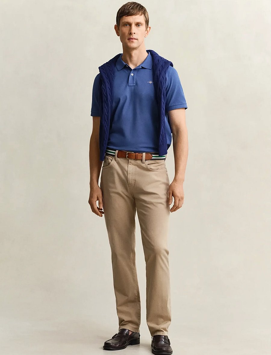 Gant - Regular Jeans - regular jeans - dark khaki - 0