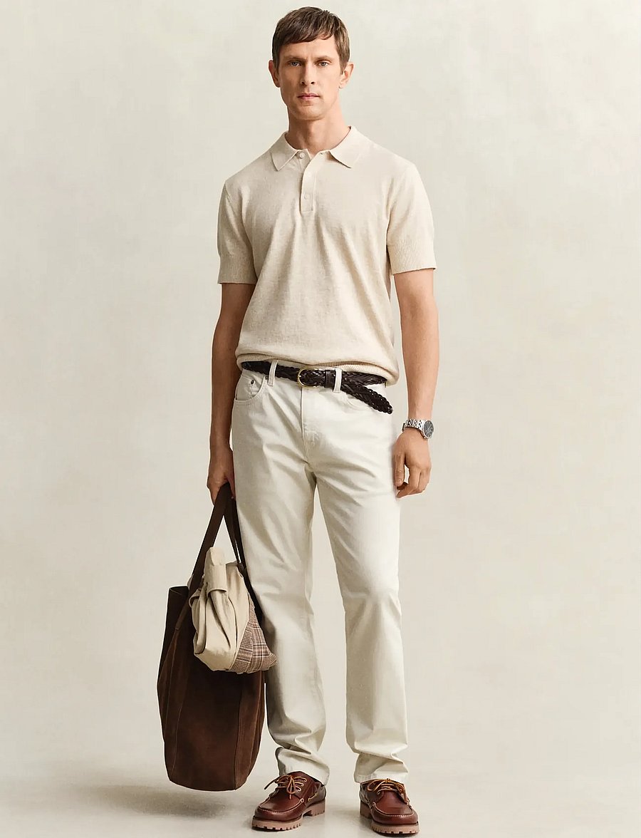 Gant - Regular Jeans - normale jeans - sand - 0