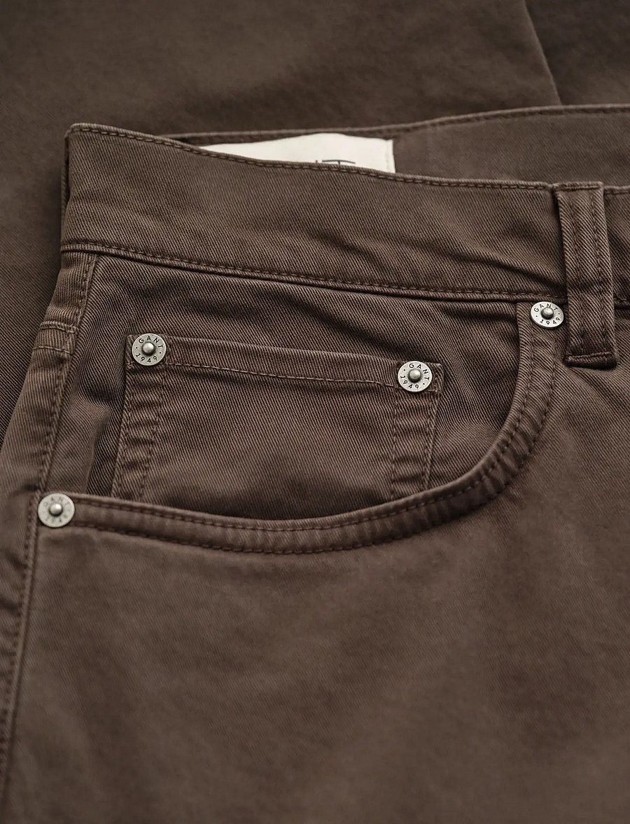 Gant - Regular Jeans - regular jeans - shadow brown - 1