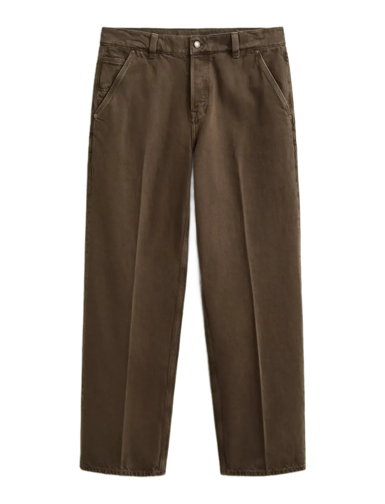 Gant RELAXED OVERDYED JEANS - Osta stiili järgi - SHADOW BROWN / brown