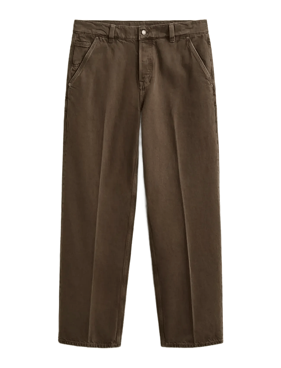 Gant - RELAXED OVERDYED JEANS - weite jeans - shadow brown - 0