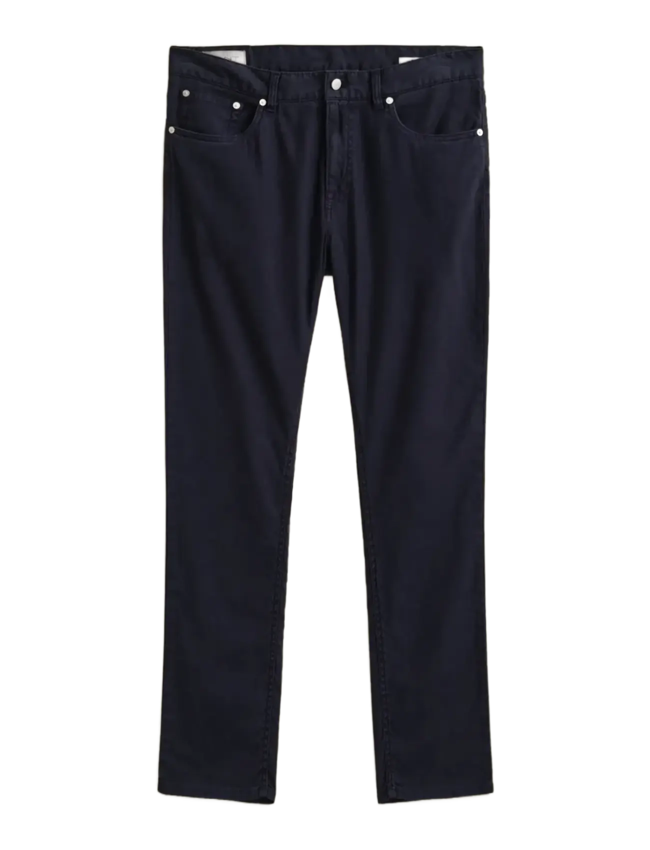 GANT SLIM COTTON / LINEN JEANS - Püksid - EVENING BLUE / navy