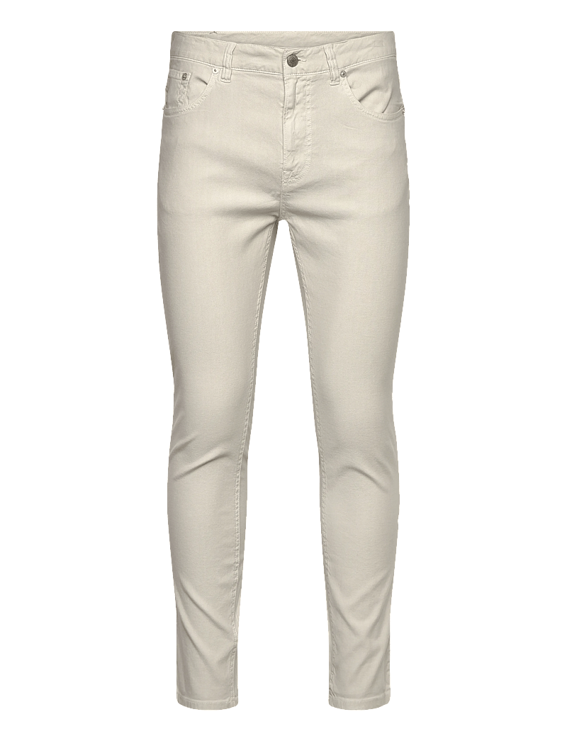 GANT - SLIM COTTON / LINEN JEANS - leinenhosen - sand - 0