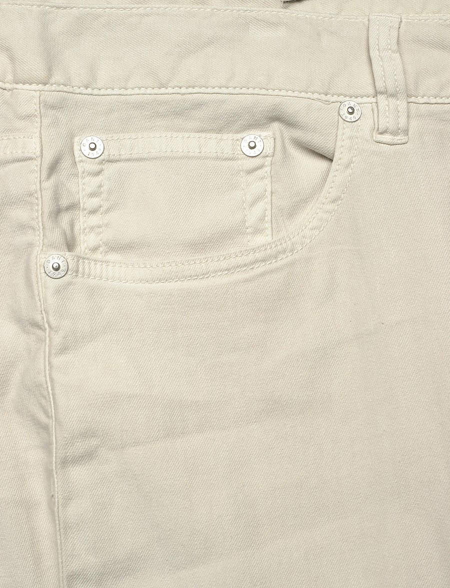 Gant - SLIM COTTON / LINEN JEANS - leinenhosen - sand - 5