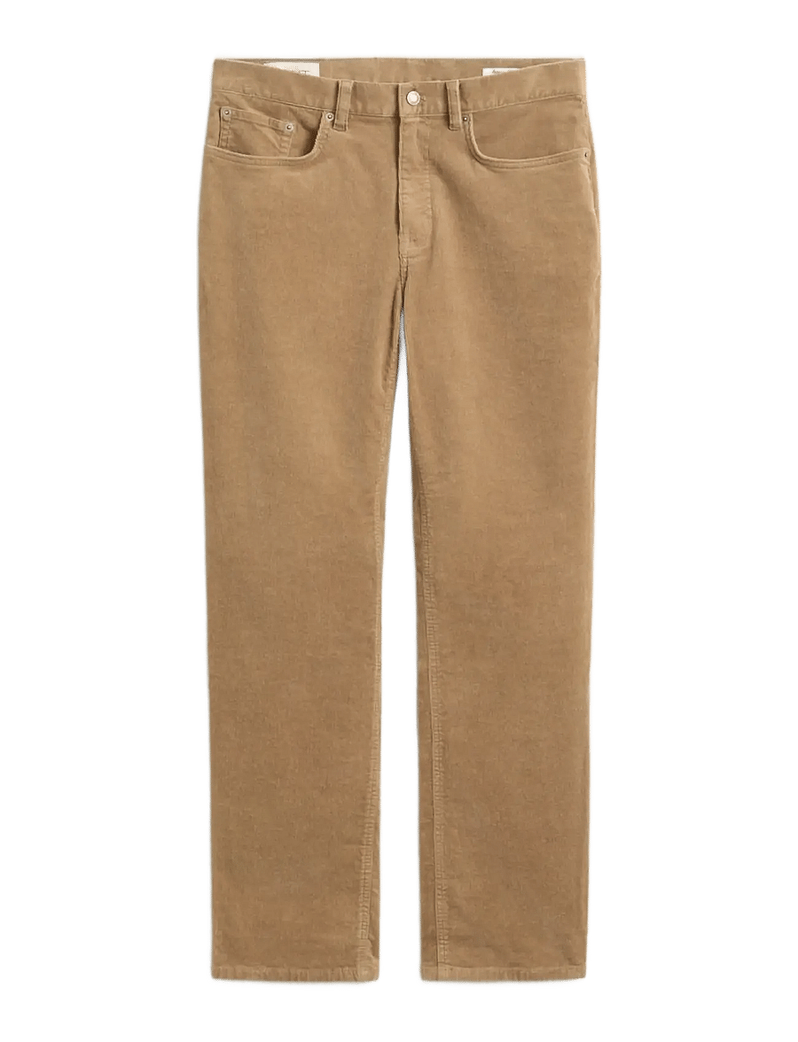 Gant - REG CORD JEANS - regular jeans - light taupe - 0