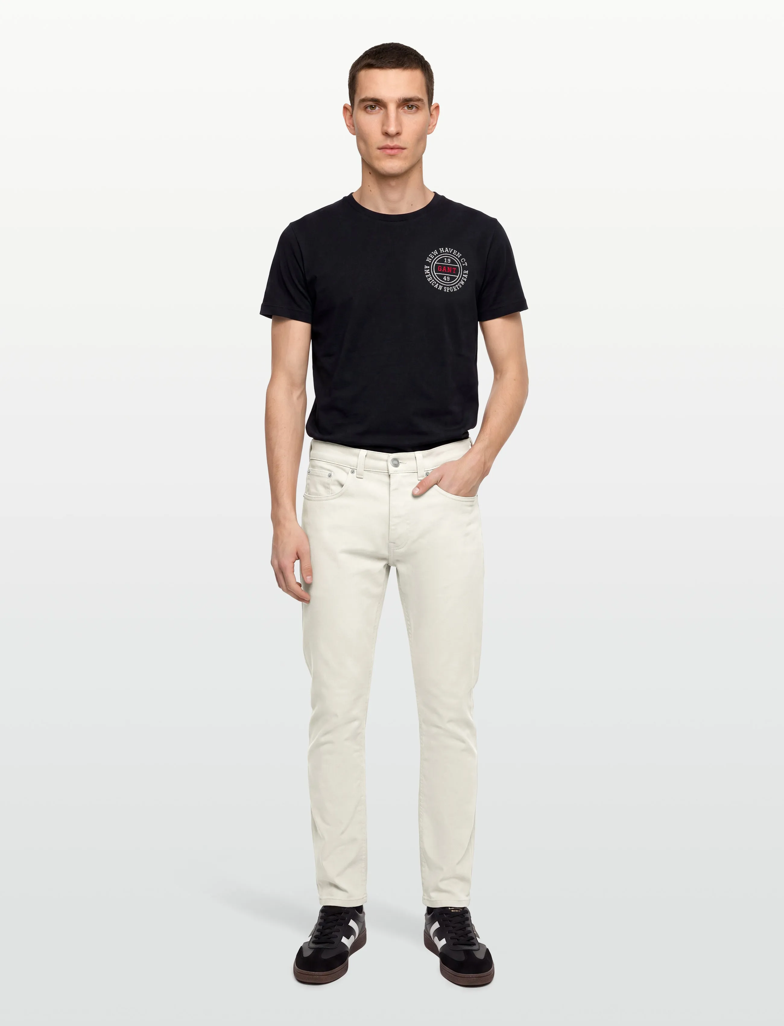Gant REG SOFT TWILL JEANS - Jeans - CLAY BEIGE / cream