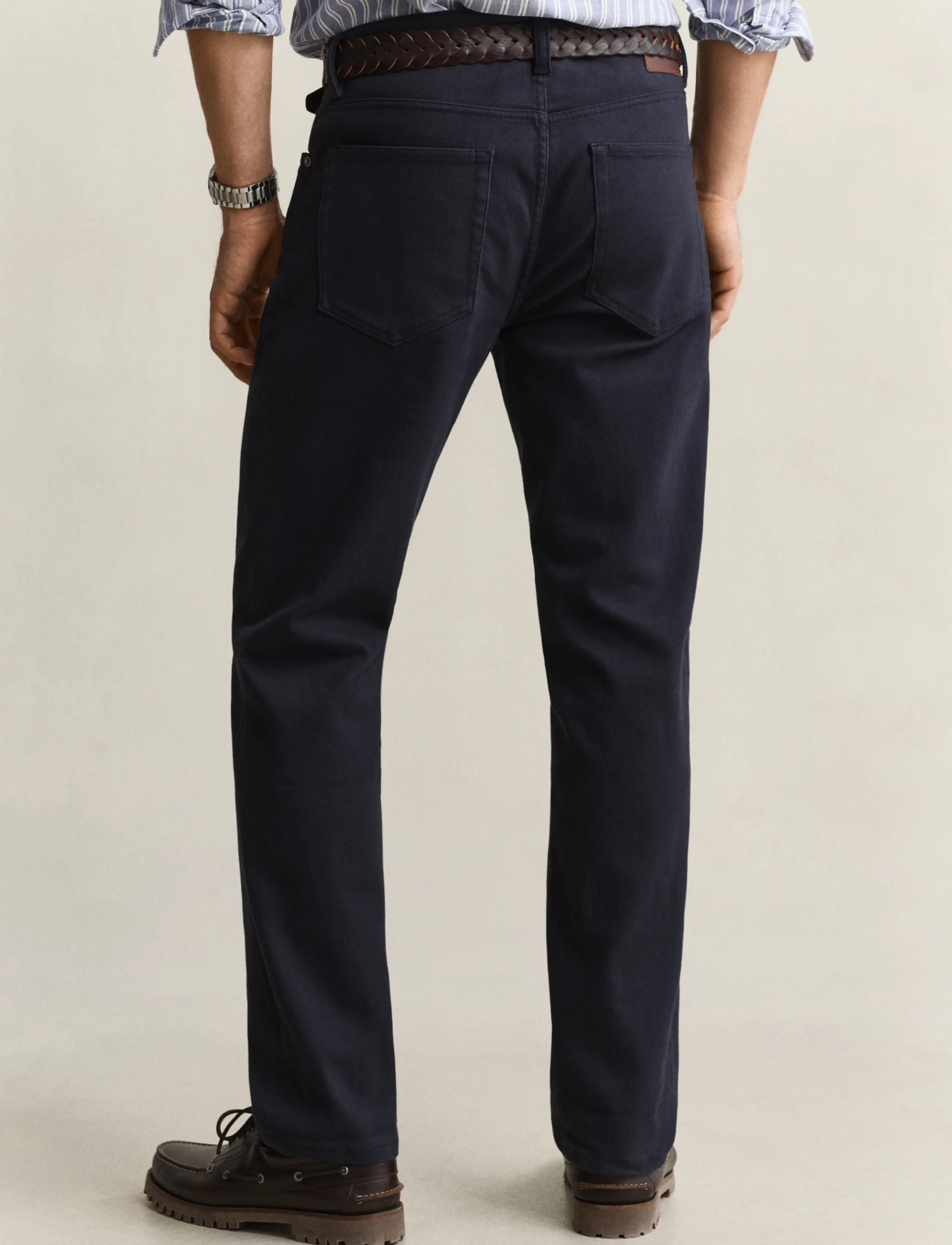 Gant - REG SOFT TWILL JEANS - tavalised teksad - evening blue - 2