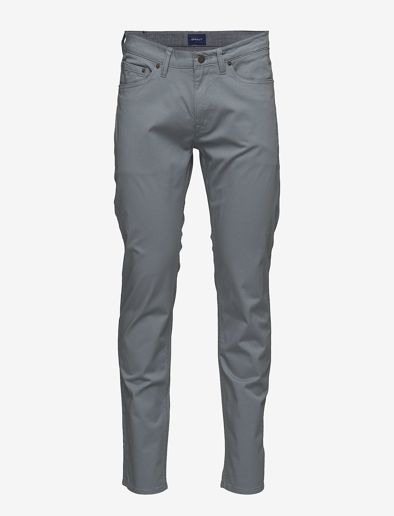 GANT - O1. SLIM TWILL JEANS - windy gray - 0