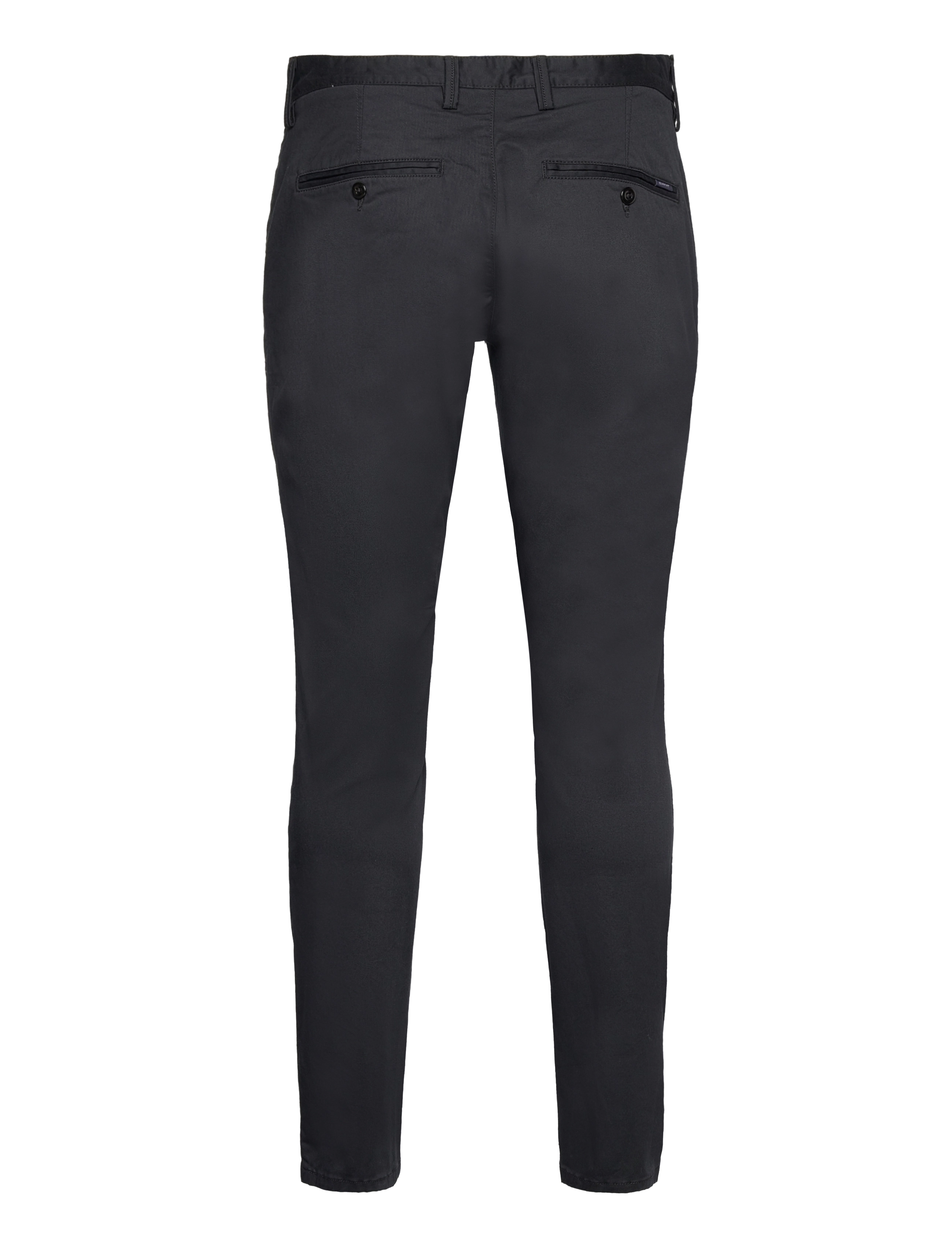 GANT - HALLDEN TWILL CHINOS - black - 1