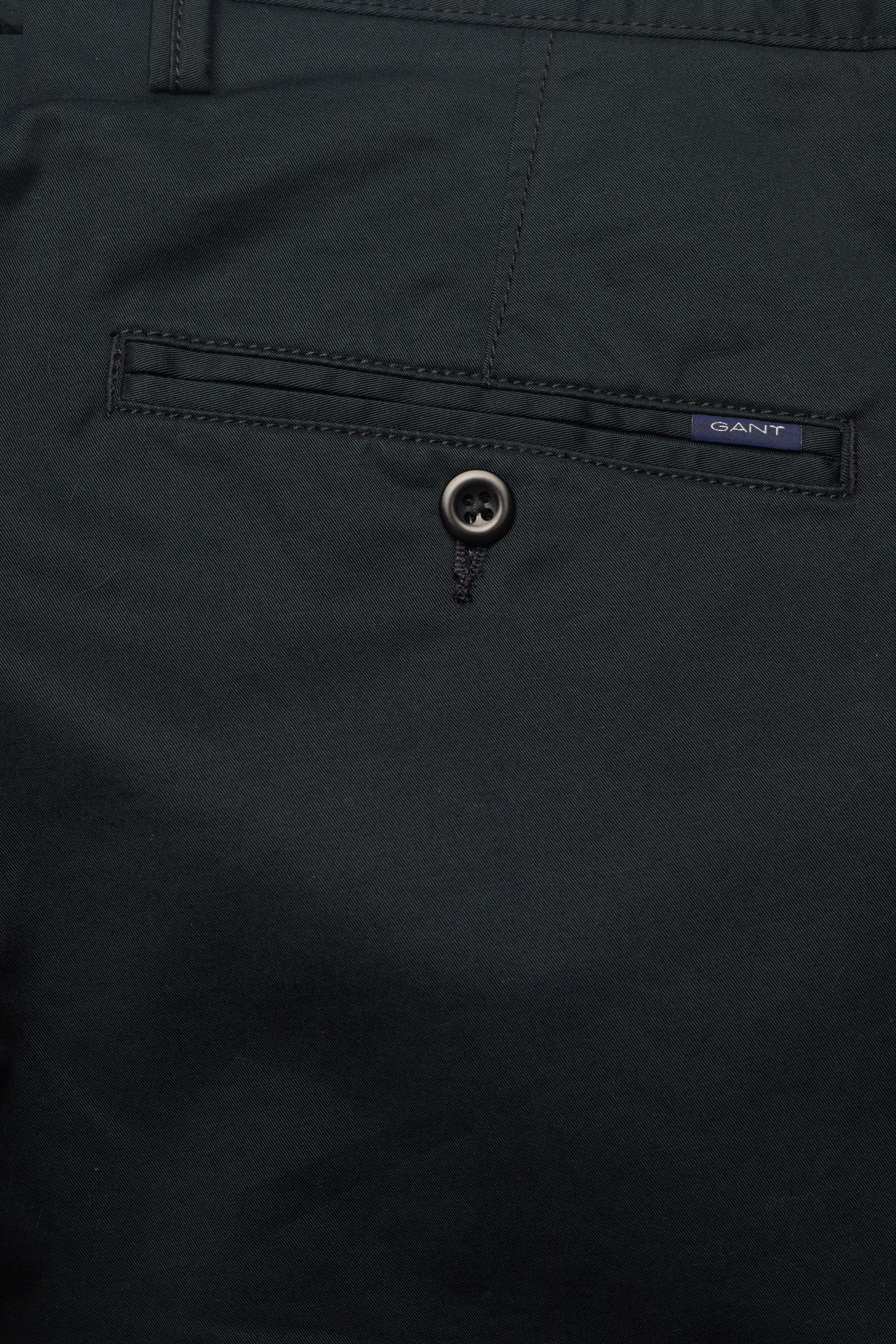GANT - HALLDEN TWILL CHINOS - black - 4