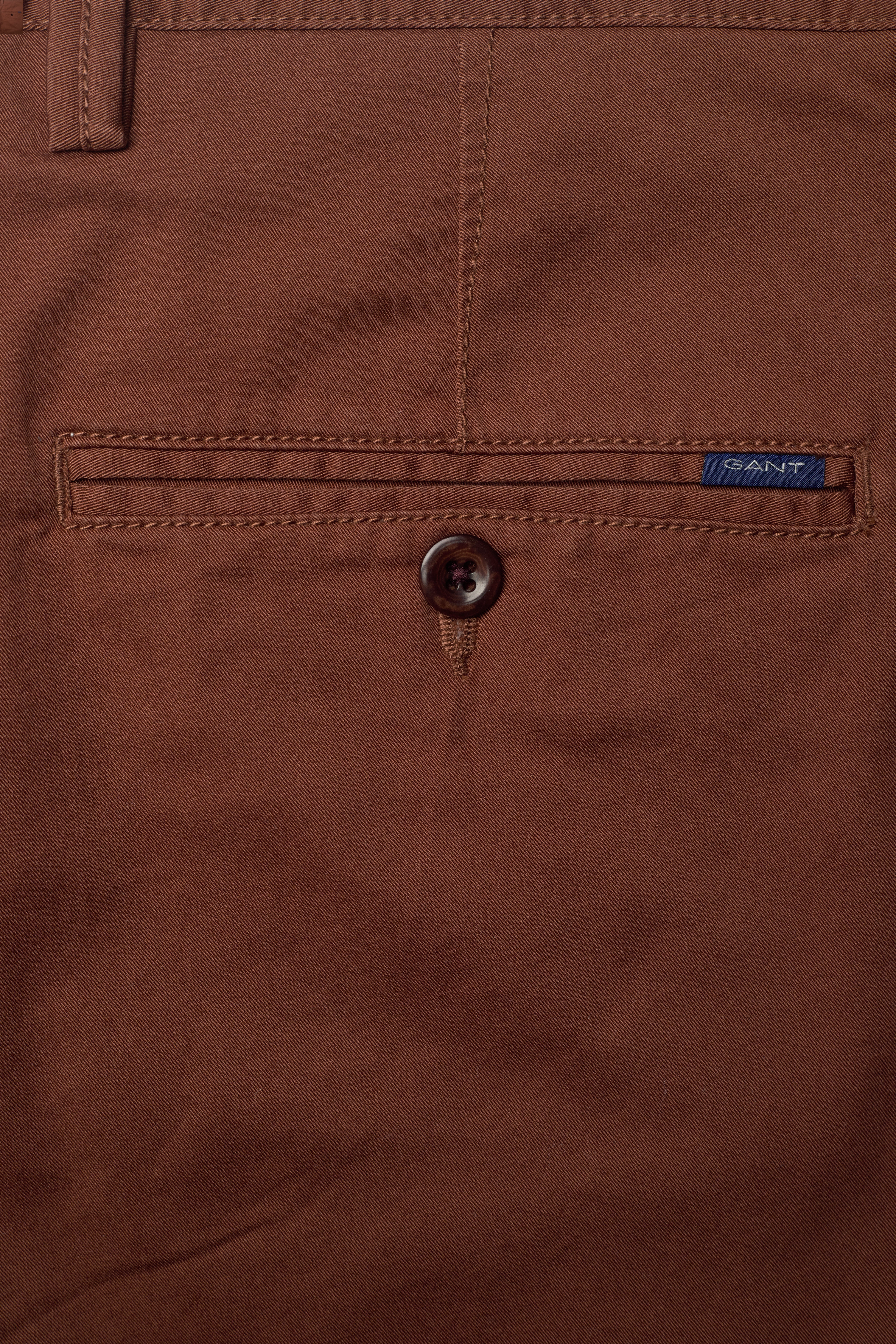 GANT - HALLDEN TWILL CHINOS - chocolate brown - 4