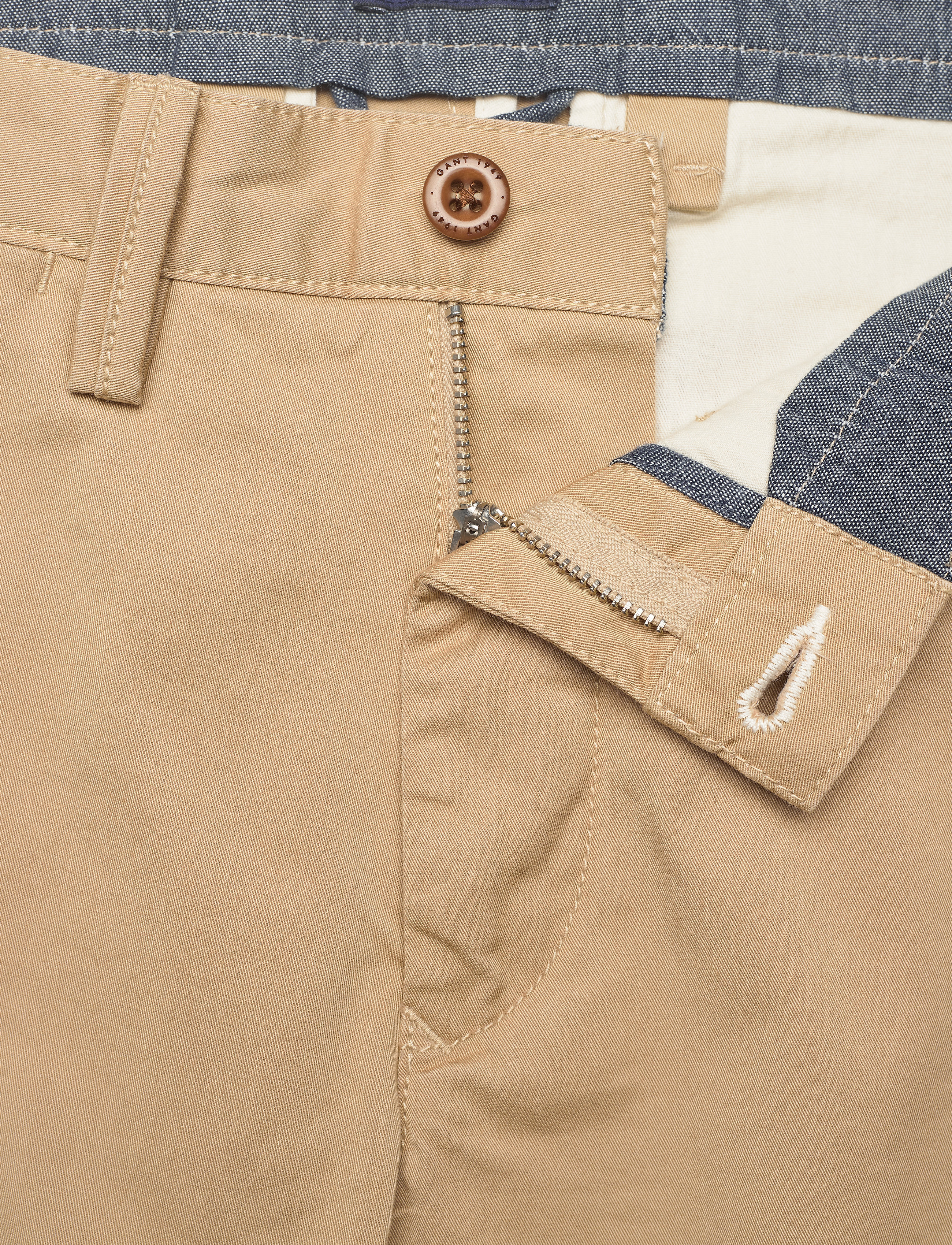 GANT - HALLDEN TWILL CHINOS - dark khaki - 3