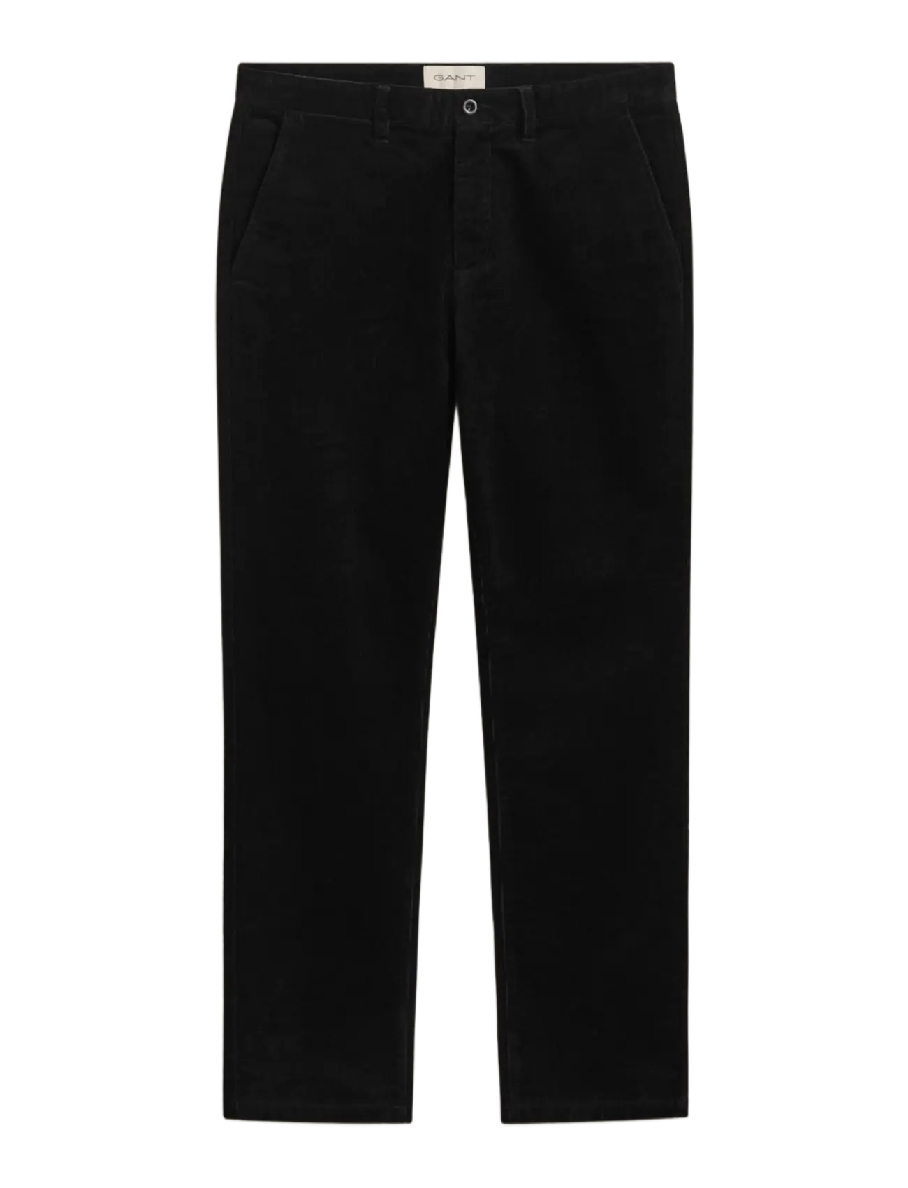 Gant - REGULAR CORD CHINOS - chino-püksid - black - 1