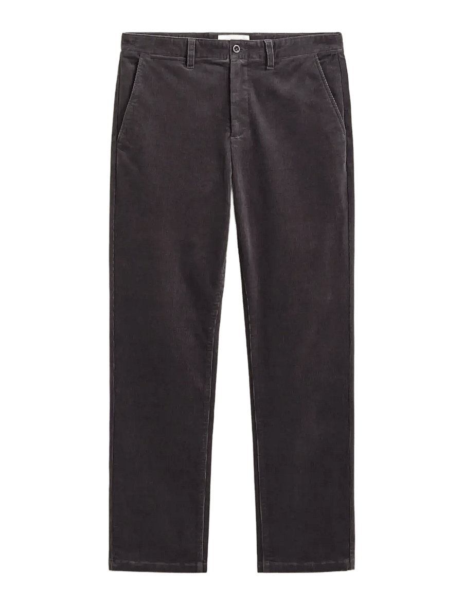 Gant - REGULAR CORD CHINOS - chinos - black brown - 1